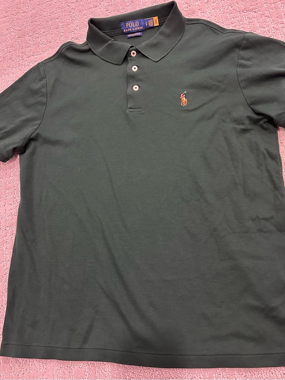 Ralph Lauren Men's Hunter Green Polo